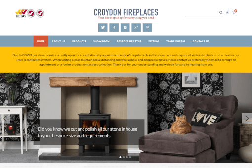 Croydon Fireplaces Website